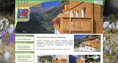 Desktop Screenshot of oberperflhof.it